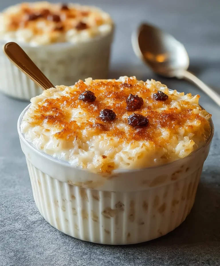 Creamy Classic Rice Pudding Recipe Simple & Delicious