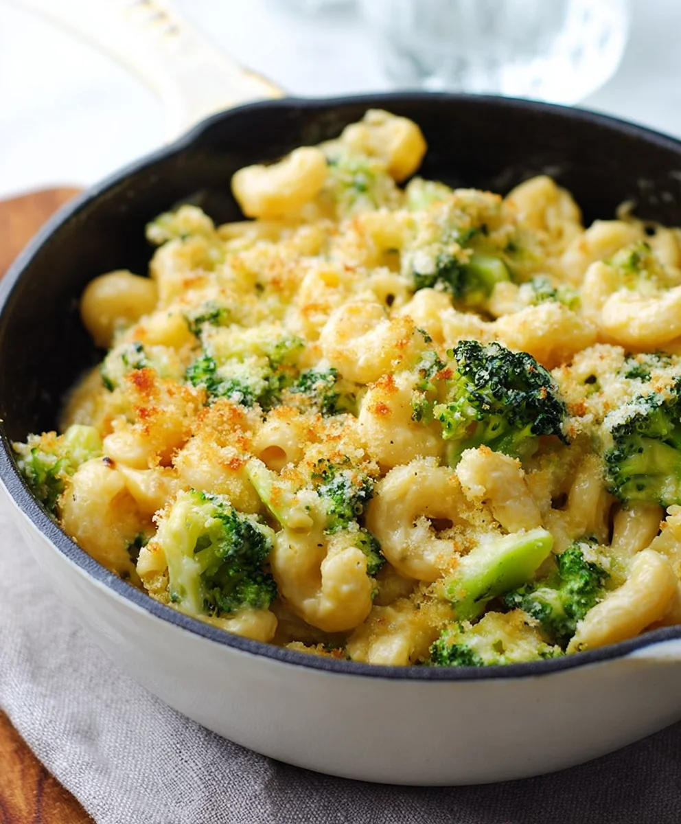 Healthy One-Pot Broccoli Mac & Cheese