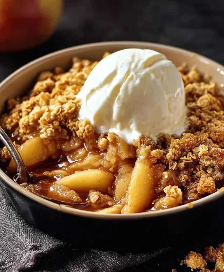 Easy Apple Crisp Recipe- Comfort Dessert