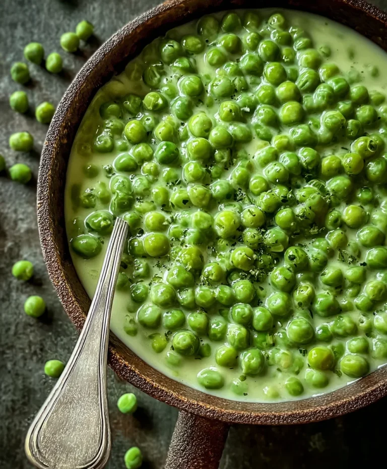 Classic Creamed Peas Recipe-Easy & Delicious