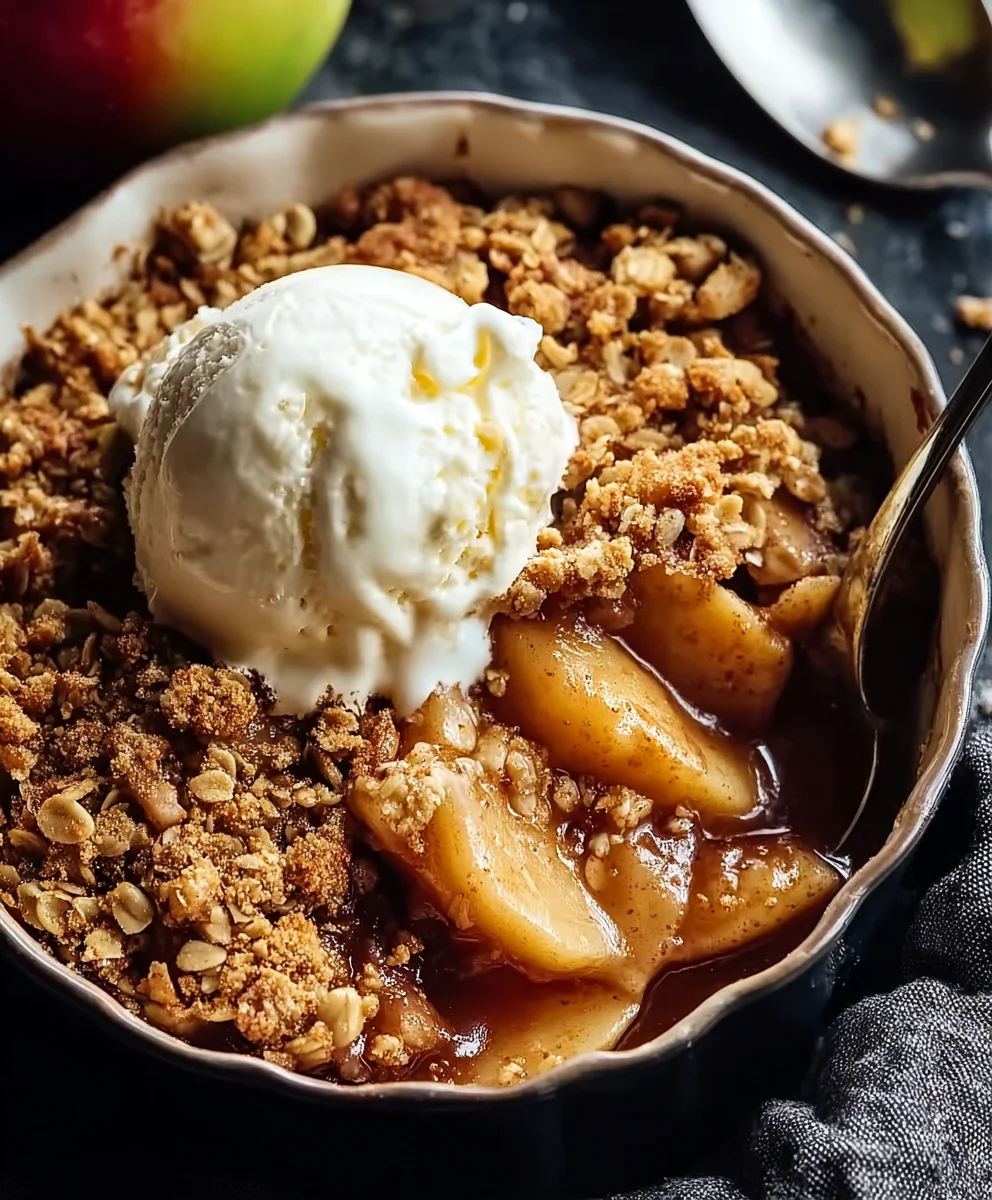 Easy Apple Crisp Recipe- Comfort Dessert