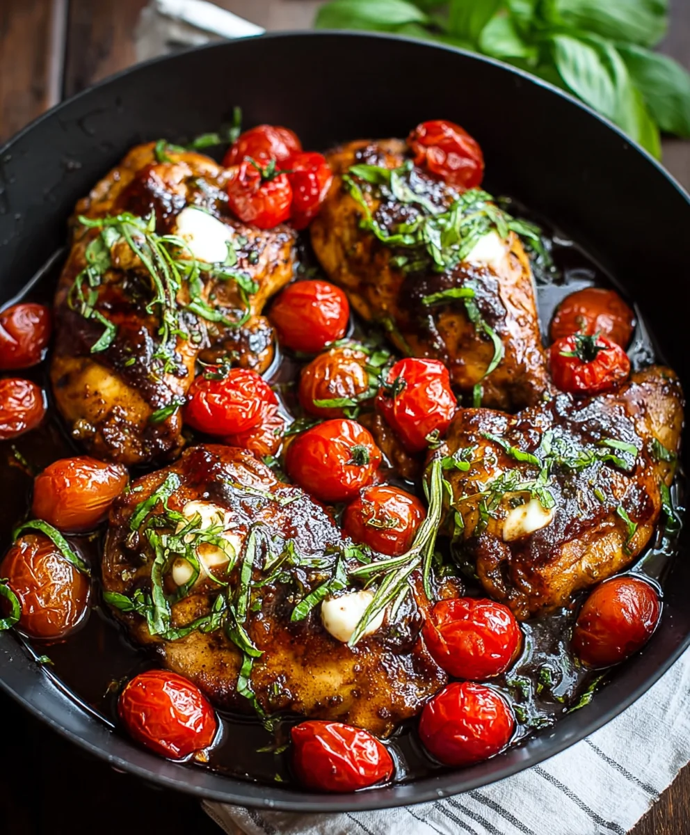 Easy One Pan Balsamic Beef Dinner
