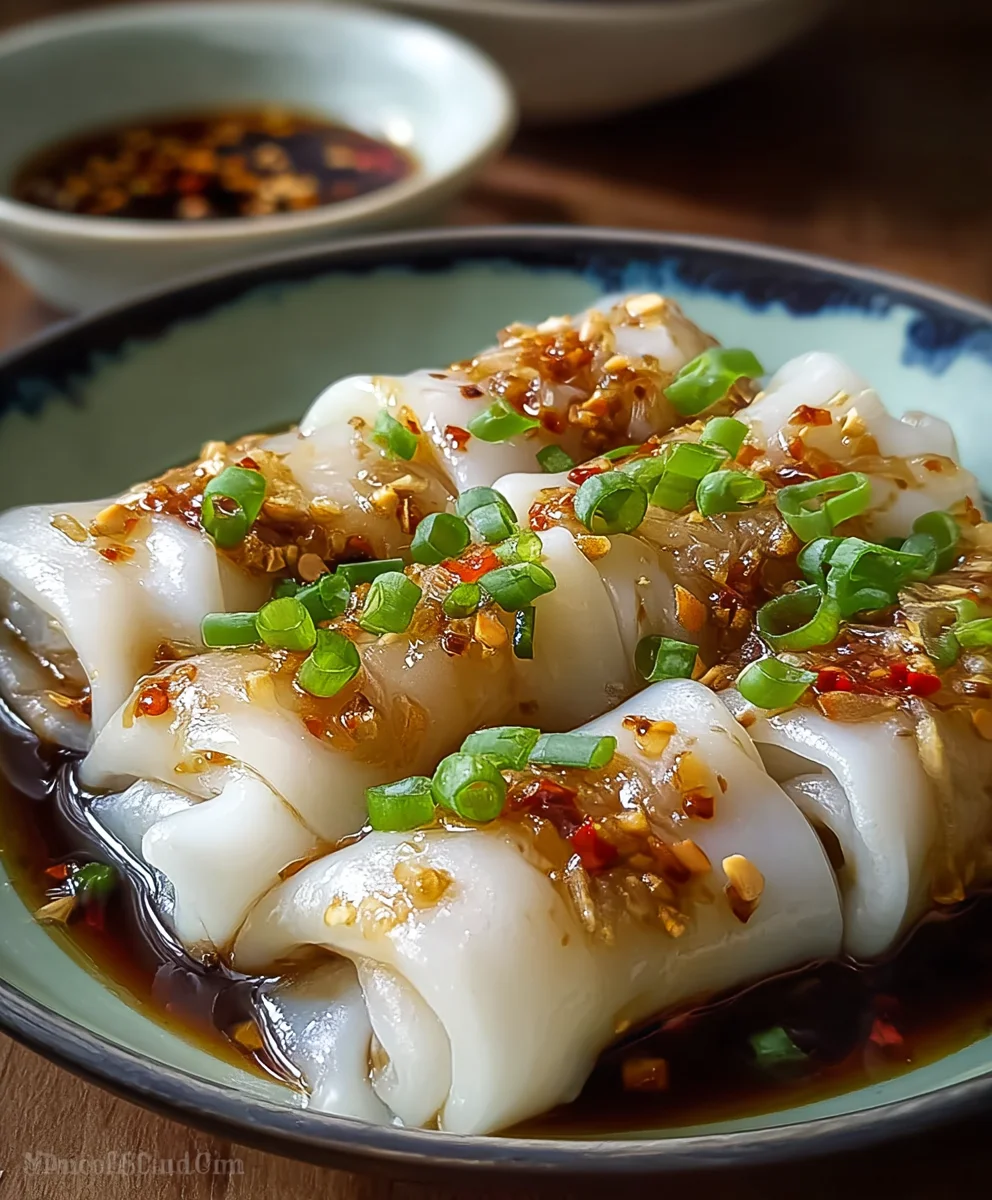 Steamed Beef Rice Noodle Rolls-Authentic Cheung Fun Recipe