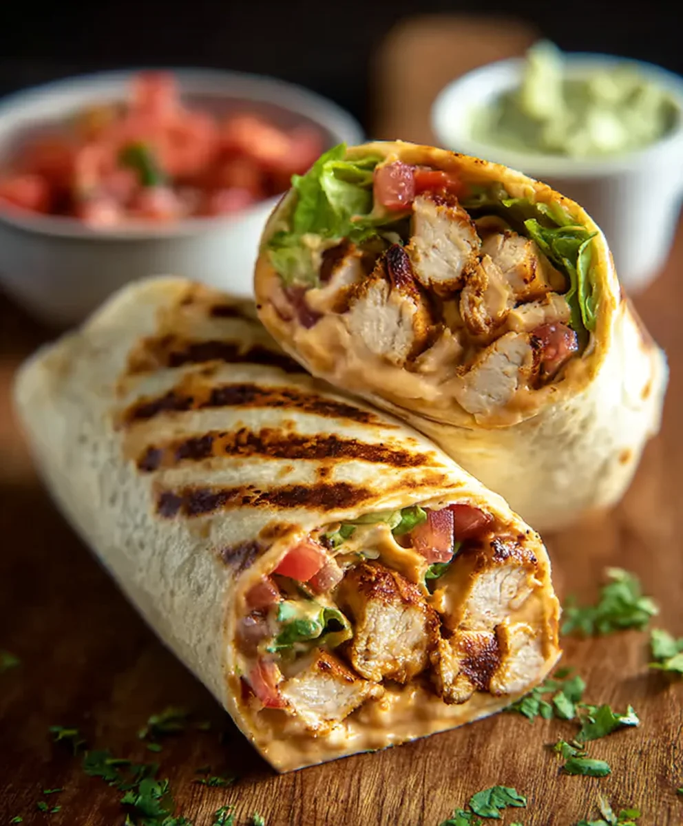 Chipotle Ranch Grilled Chicken Burrito Recipe