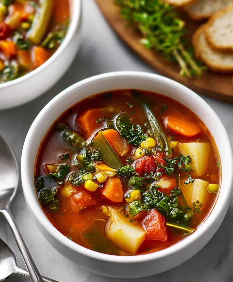 Easy Vegetable Soup Recipe – Wholesome & Delicious Meal