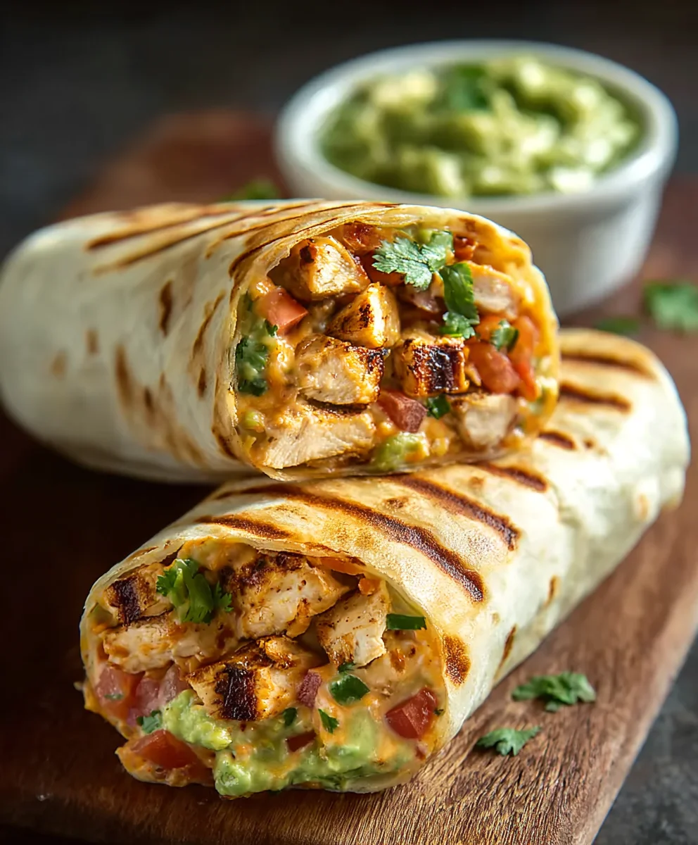 Chipotle Ranch Grilled Chicken Burrito Recipe