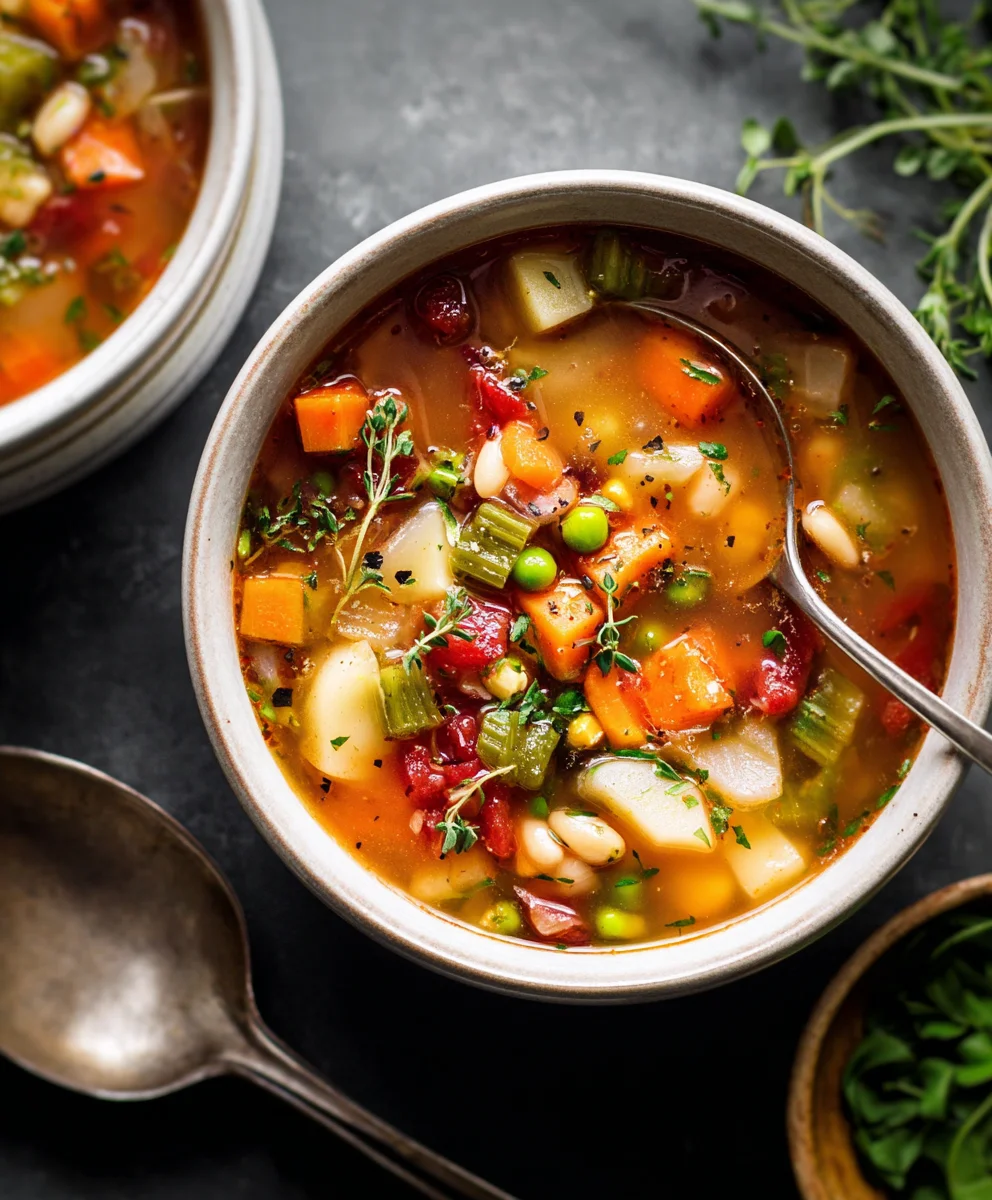 Easy Vegetable Soup Recipe - Wholesome & Delicious Meal