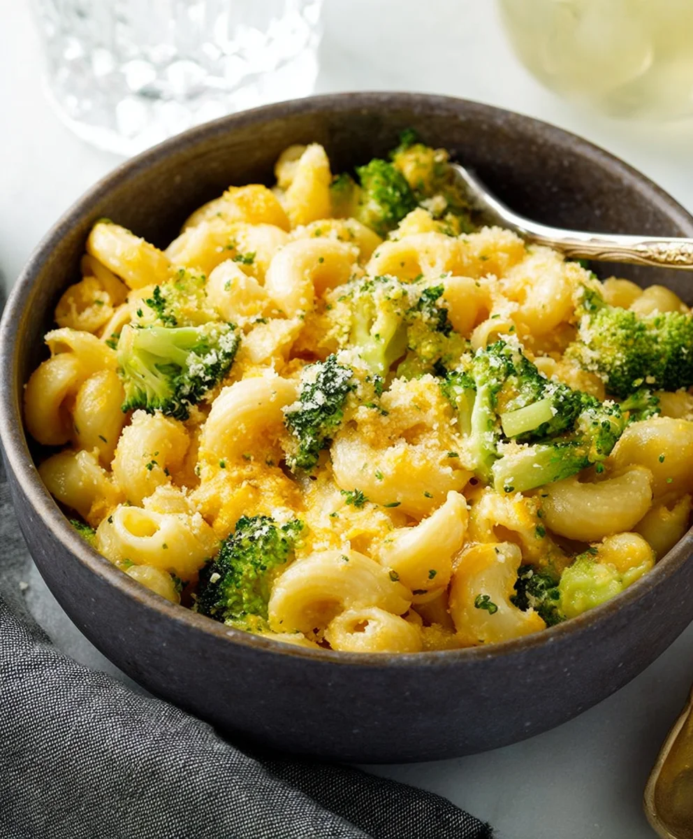 Healthy One-Pot Broccoli Mac & Cheese