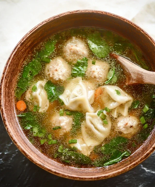 Naked Wonton Soup