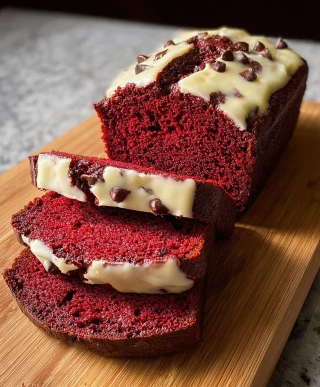 Red Velvet Banana Bread