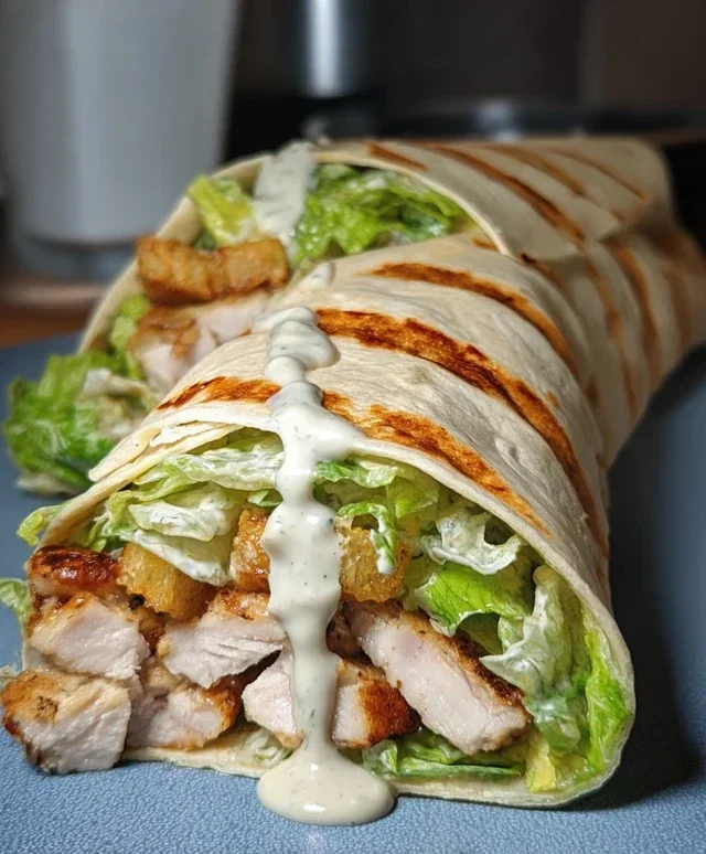 Chicken Caesar Wraps