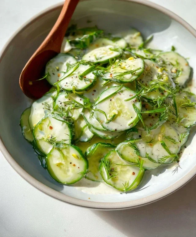 Polish Cucumber Salad