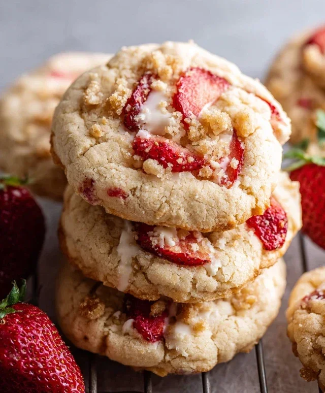 Strawberry Shortcake Cookies