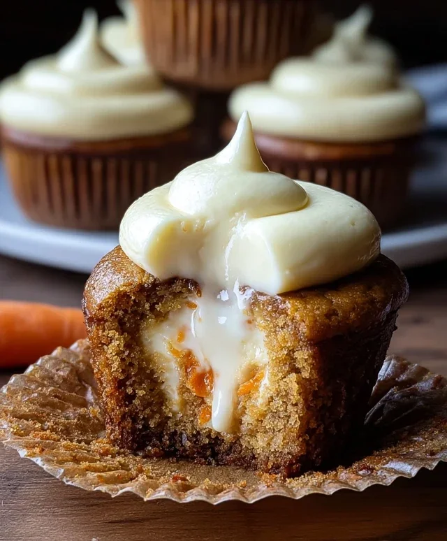 Carrot Cheesecake Cupcakes