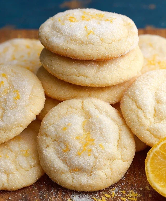 Soft & Chewy Lemon Cookies