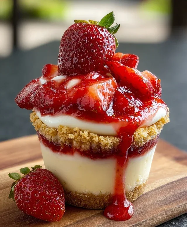 Strawberry Cheesecake Cups