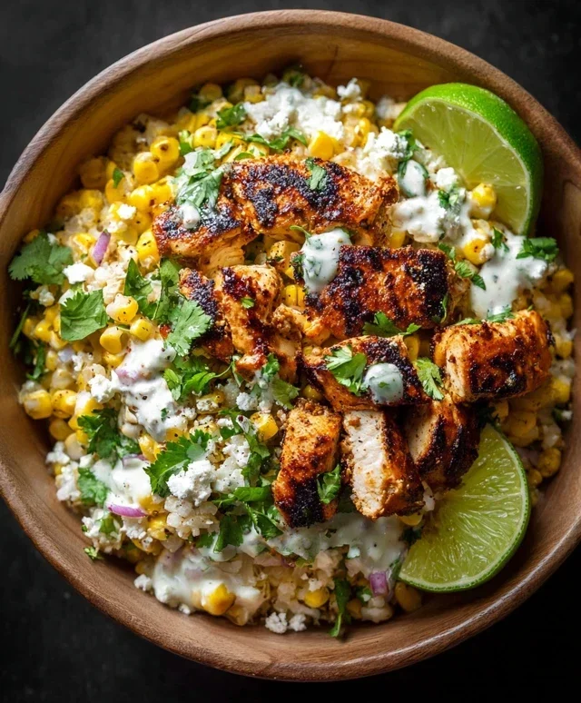 Tasty Street Corn Chicken Bowl