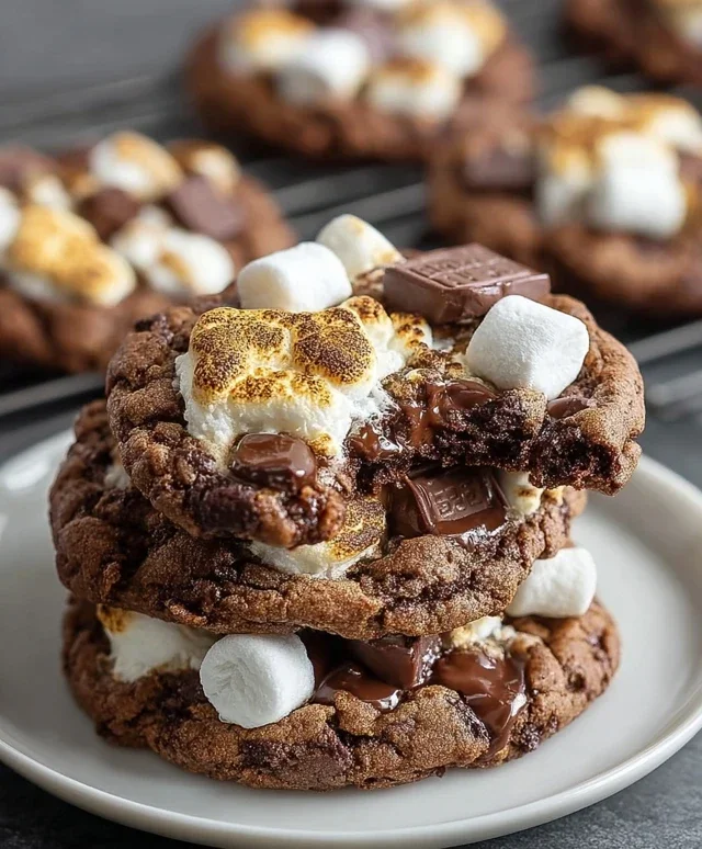 Hershey's Chocolate S'mores Cookies