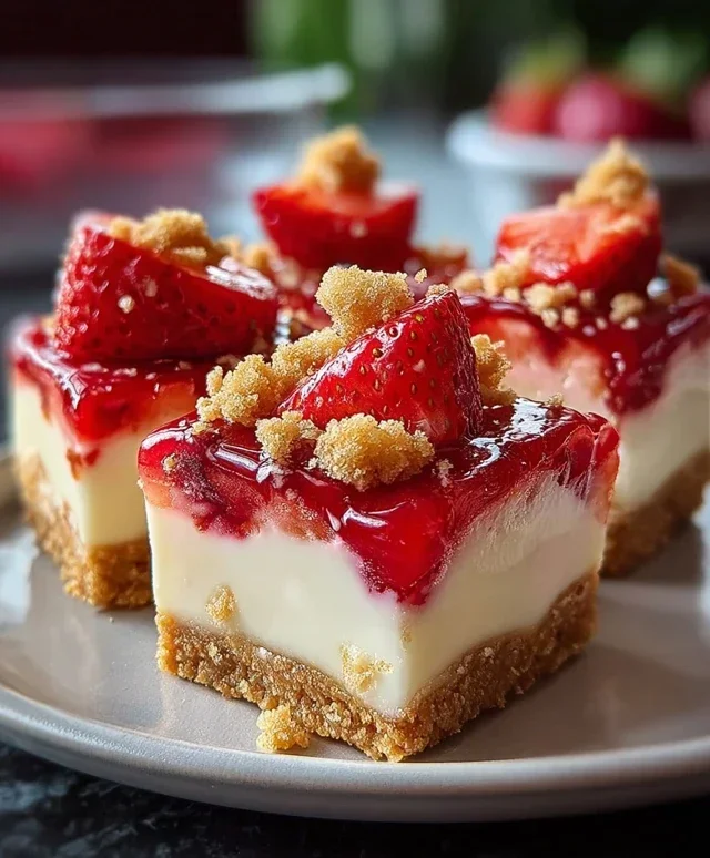 Strawberry Crunch Cheesecake Bites
