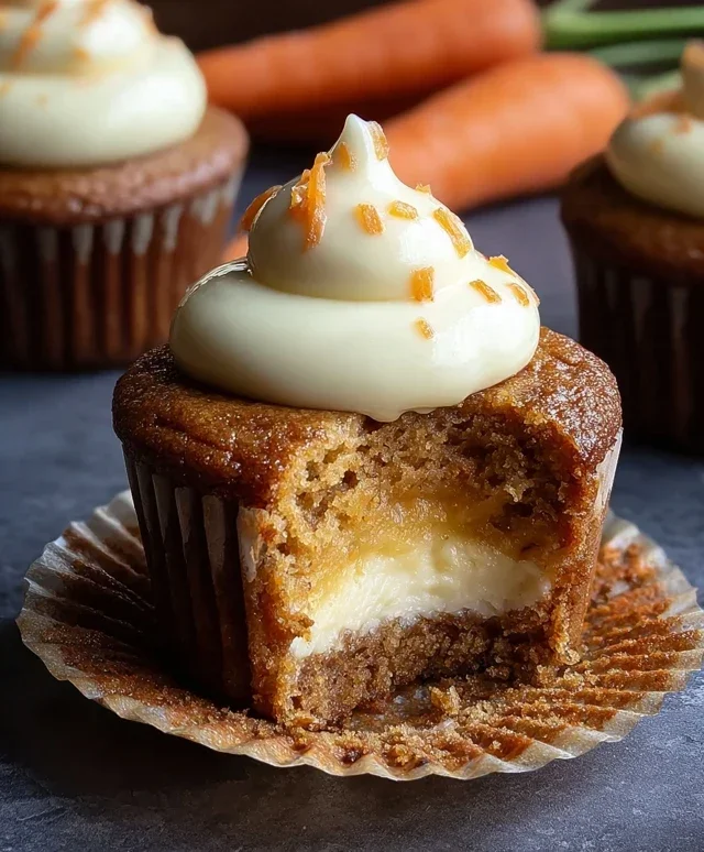 Carrot Cheesecake Cupcakes