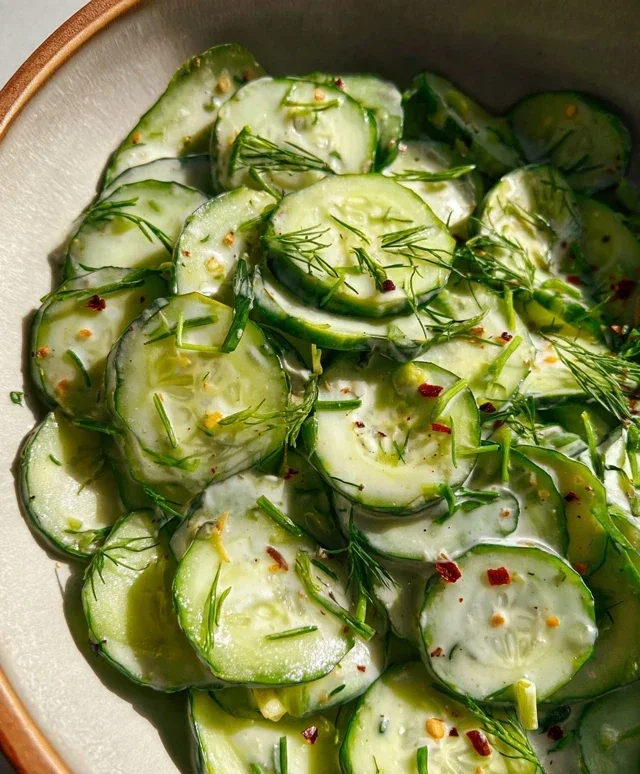 Polish Cucumber Salad