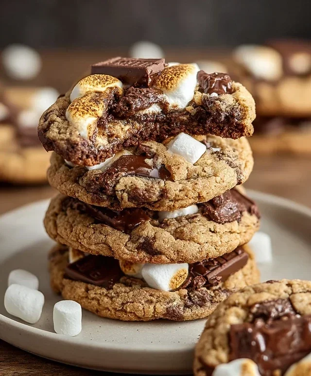 Hershey's Chocolate S'mores Cookies
