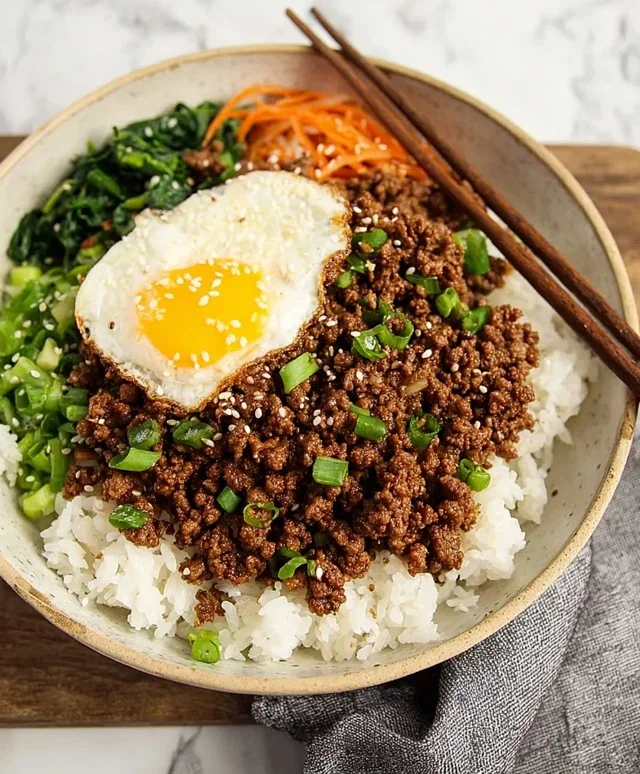 Korean Ground Beef Bowl (25-Minutes)