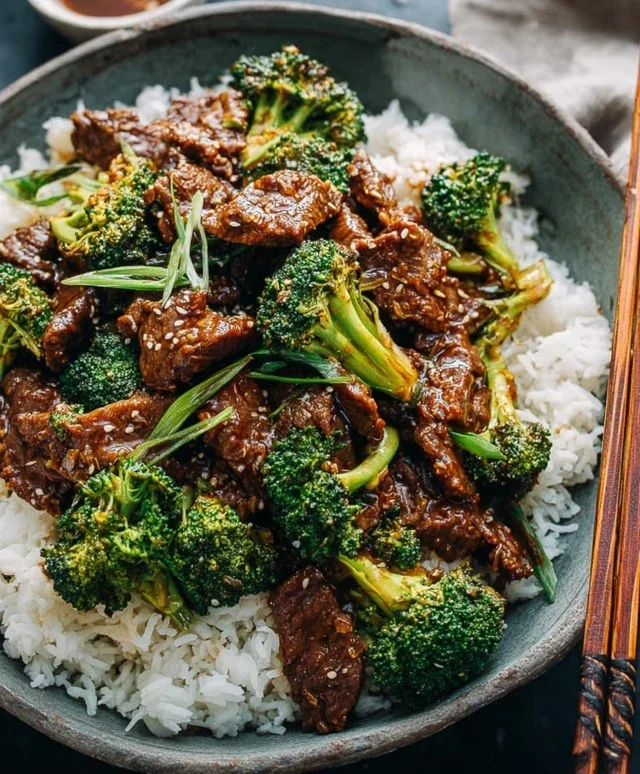 Chinese Beef and Broccoli (牛肉炒西兰花)