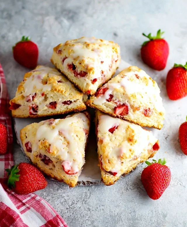 Strawberry Scones
