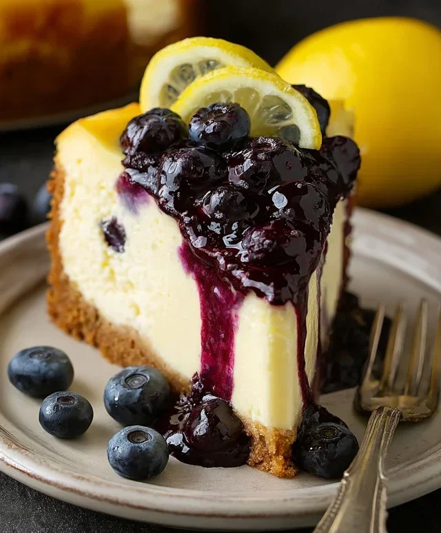 Lemon Blueberry Cheesecake