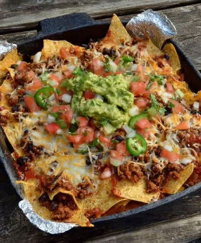 Campfire Grilled Nachos