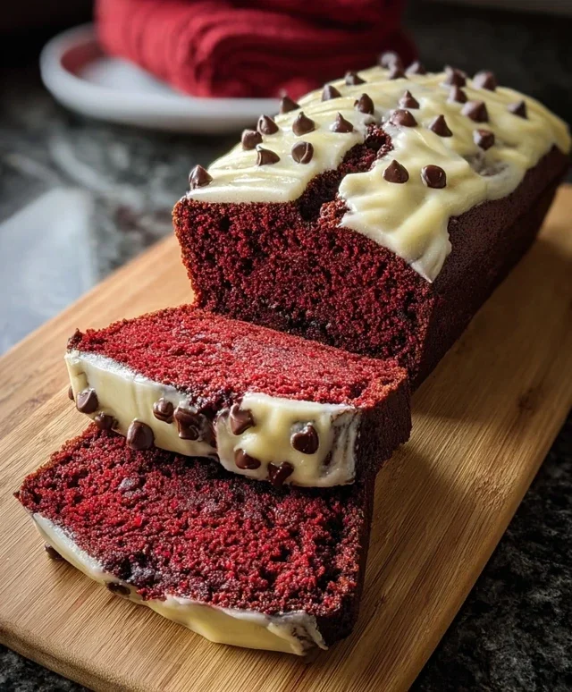 Red Velvet Banana Bread