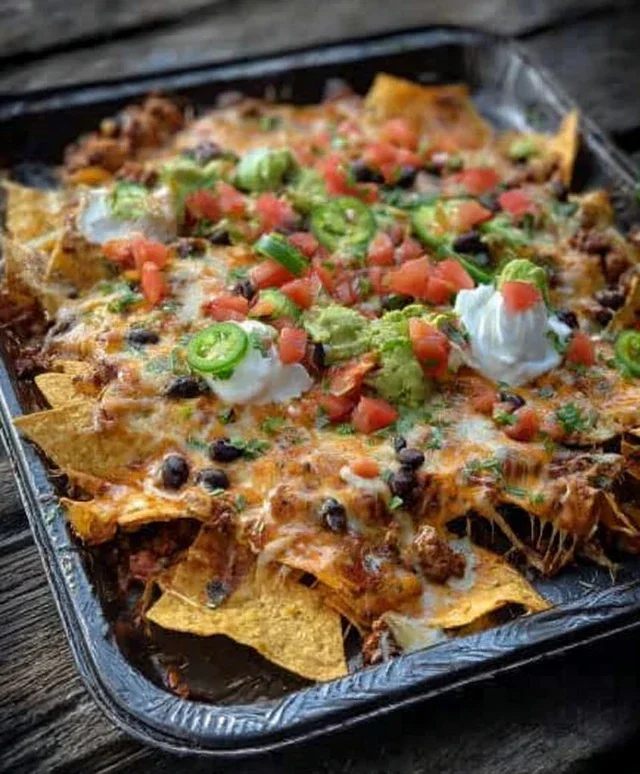 Campfire Grilled Nachos