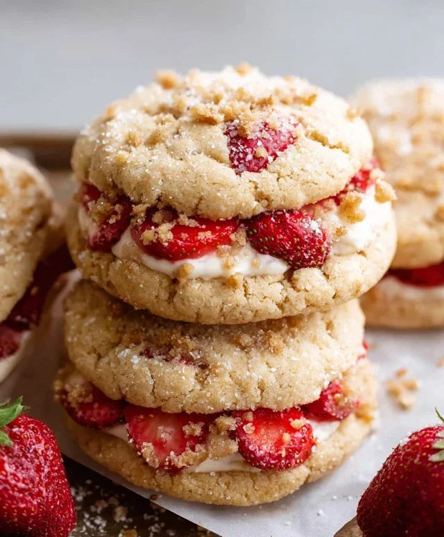 Strawberry Shortcake Cookies
