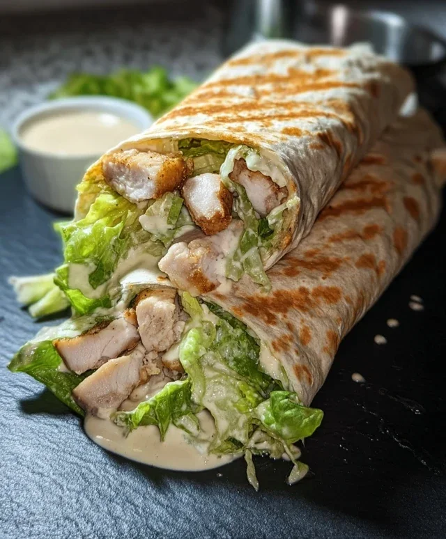 Chicken Caesar Wraps