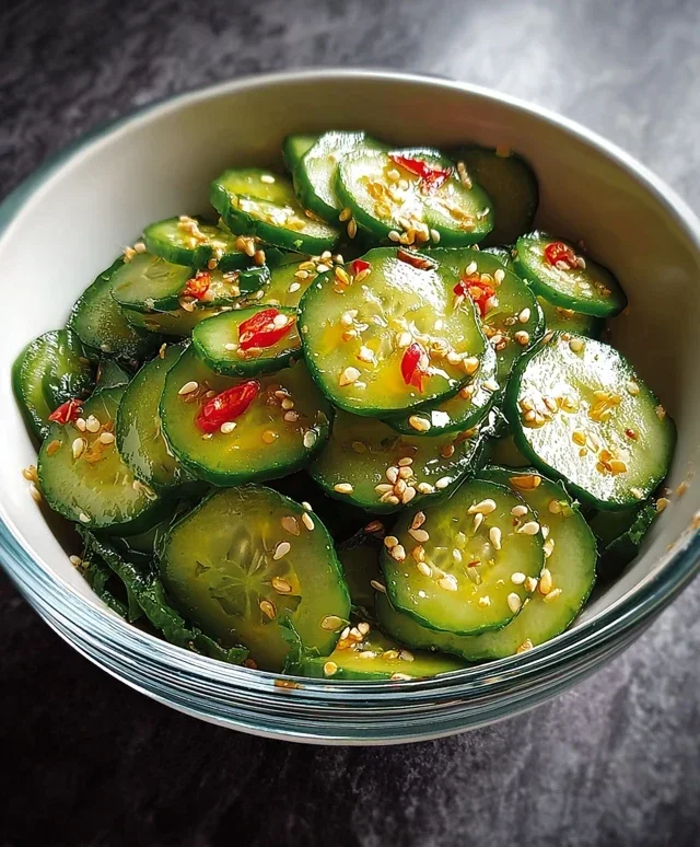 Easy Asian Cucumber Salad