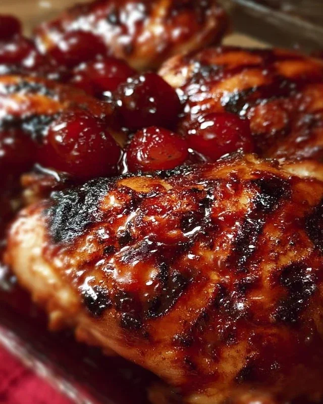 Cherry Dr. Pepper Grilled Chicken