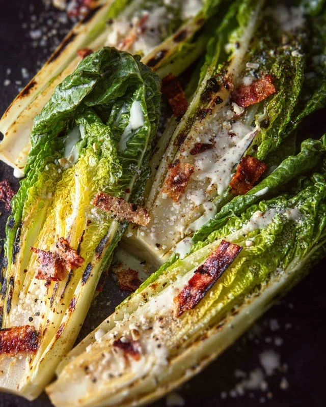 Grilled Romaine Caesar Salad Recipe