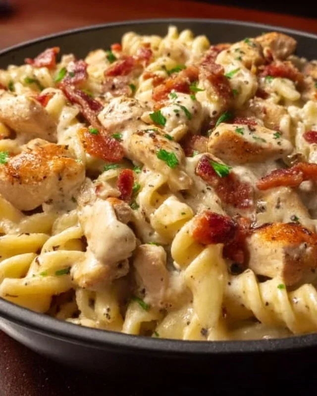 Chicken Beef Beef Bacon Ranch Pasta