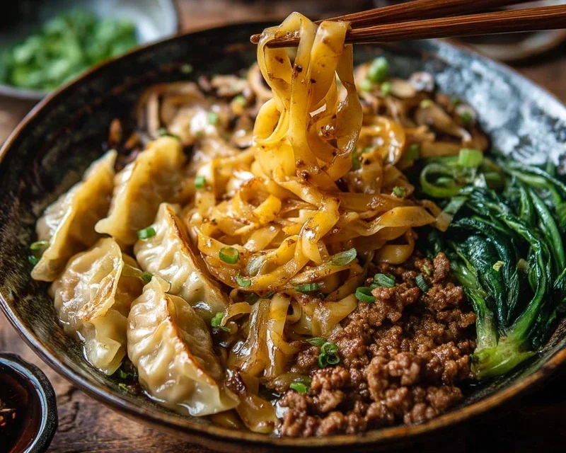 Potsticker Noodle Bowl