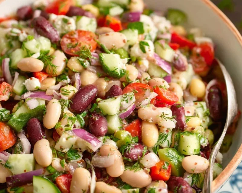 Mediterranean Bean Salad