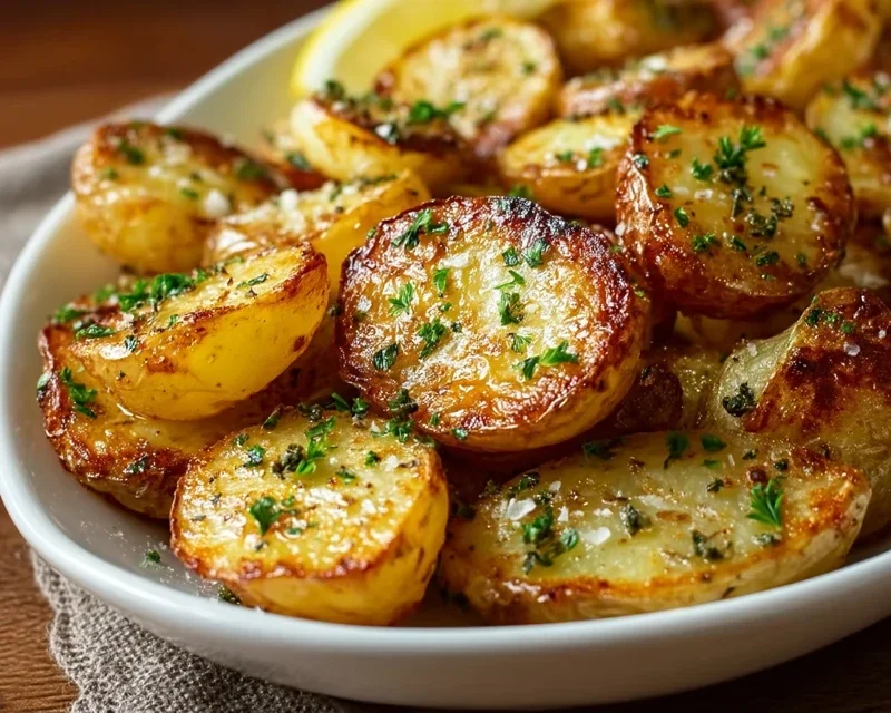 Authentic Greek Potatoes: Crispy Lemon Perfection!