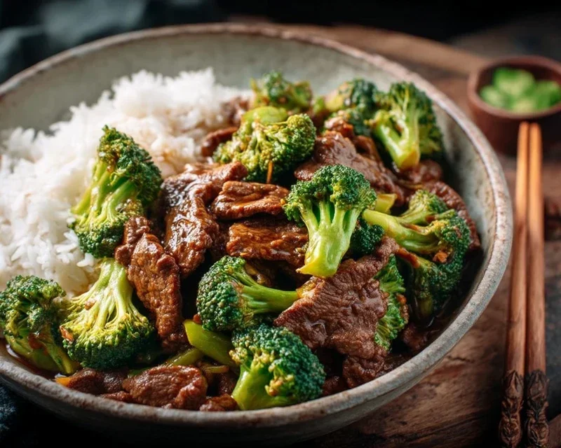 Chinese Beef and Broccoli (牛肉炒西兰花)