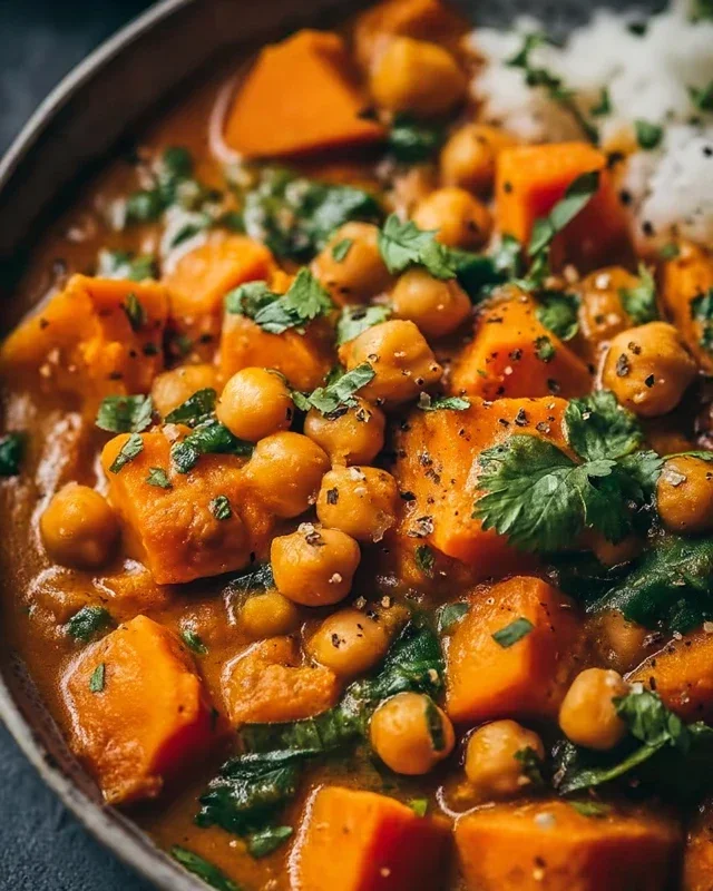 Sweet Potato and Chickpea Curry