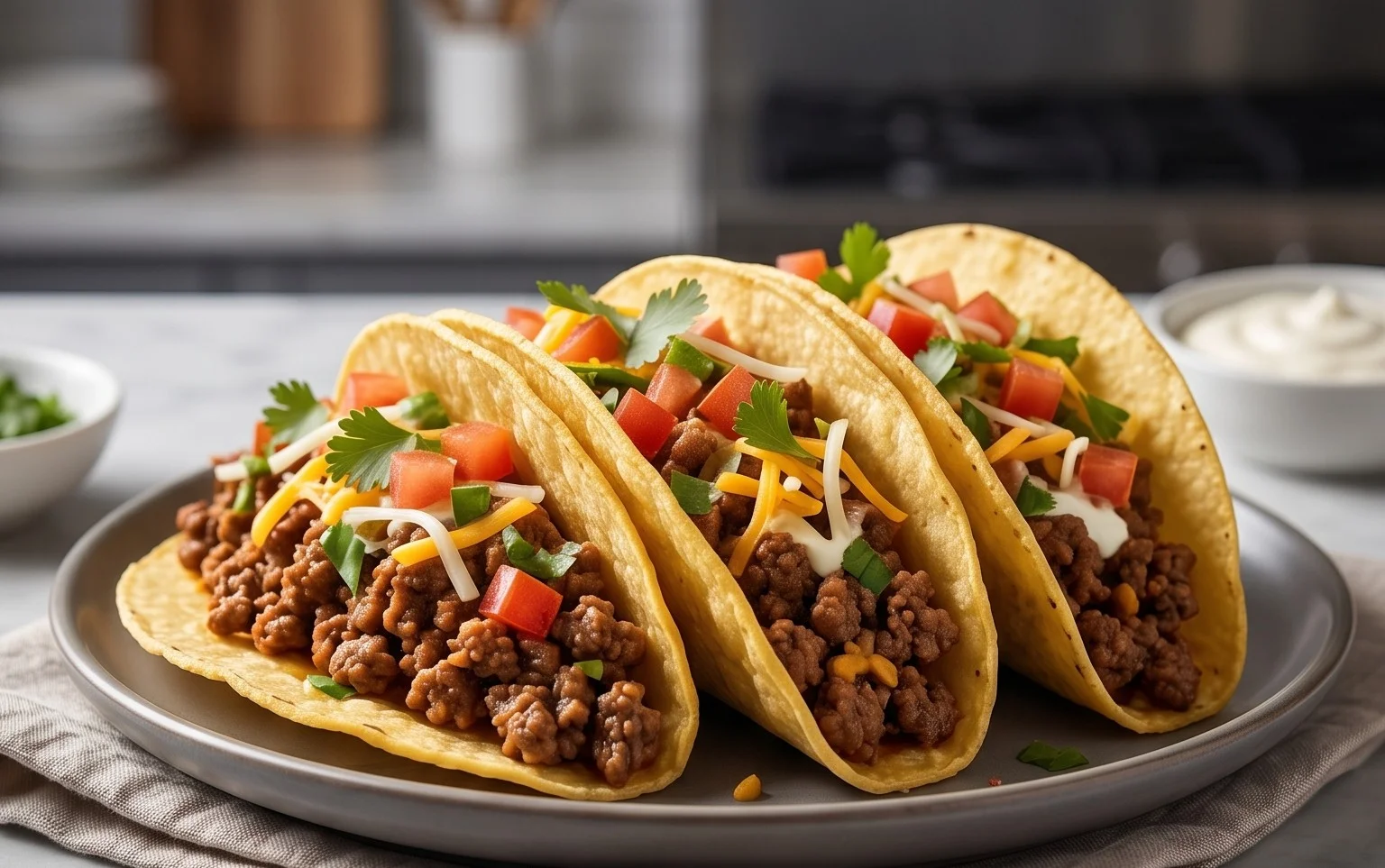 Crispy Ground Beef Tacos