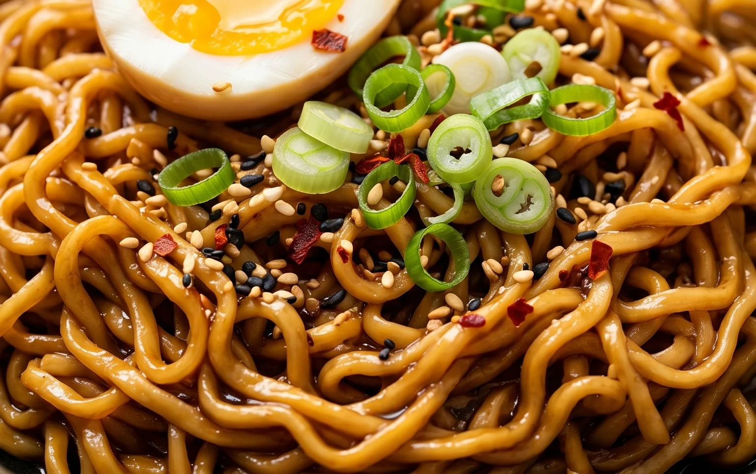 Easy Saucy Ramen Noodles