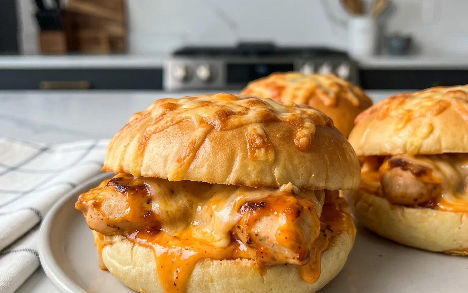 Cheesy Dynamite Chicken Buns
