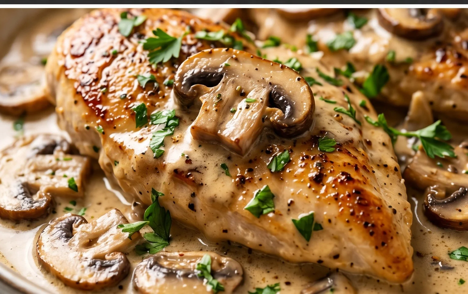 Creamy Mushroom Chicken Recipe