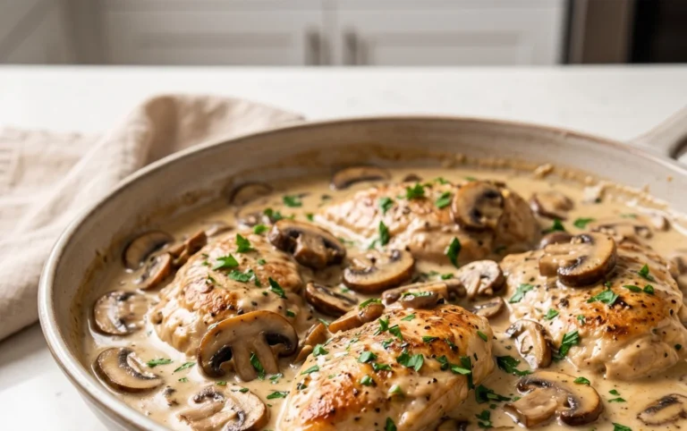 Creamy Mushroom Chicken Recipe