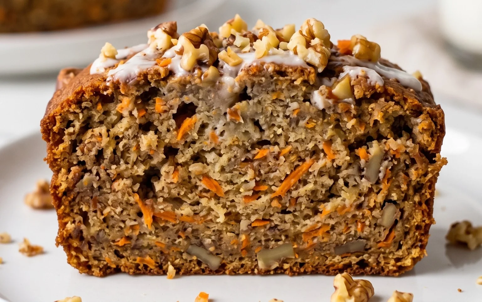 Dairy Free Carrot Cake Banana Bread
